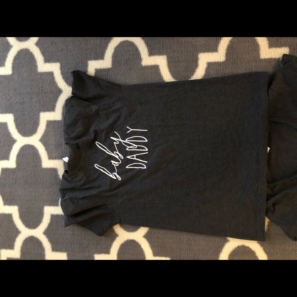 Matching baby daddy baby mama shirts maternity